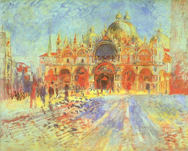 Pierre Renoir Venezia-Piazza San Marco china oil painting image